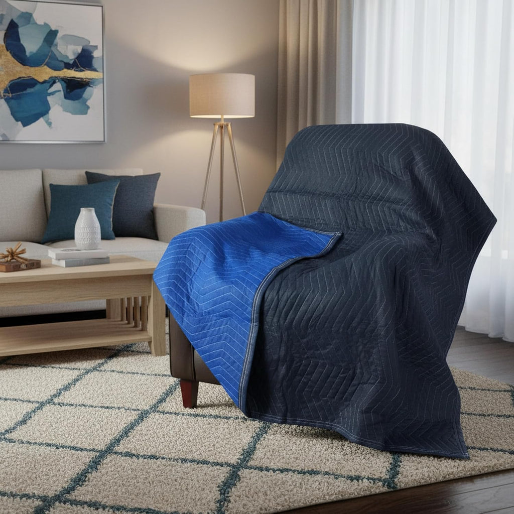 Supreme Furniture Moving Blankets, 85 lb, 2 pk, 72" x 80"