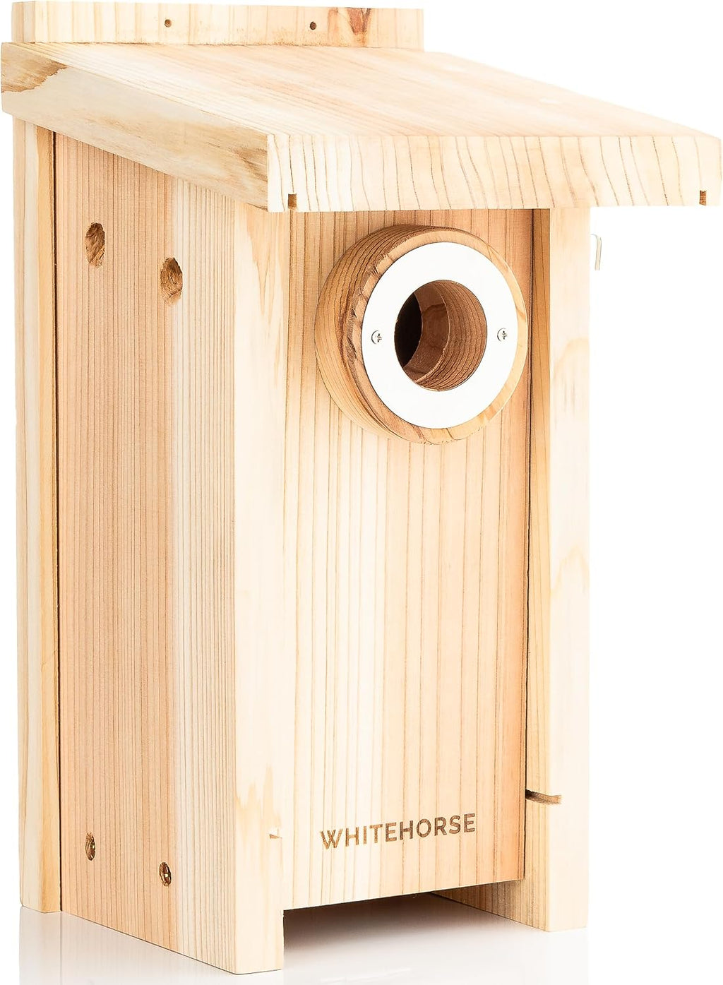 Bluebird House - Weatherproof Bird House for Outdoors - Cedar Birdhouse Built to NABS Specs - Nest Box for Bluebirds