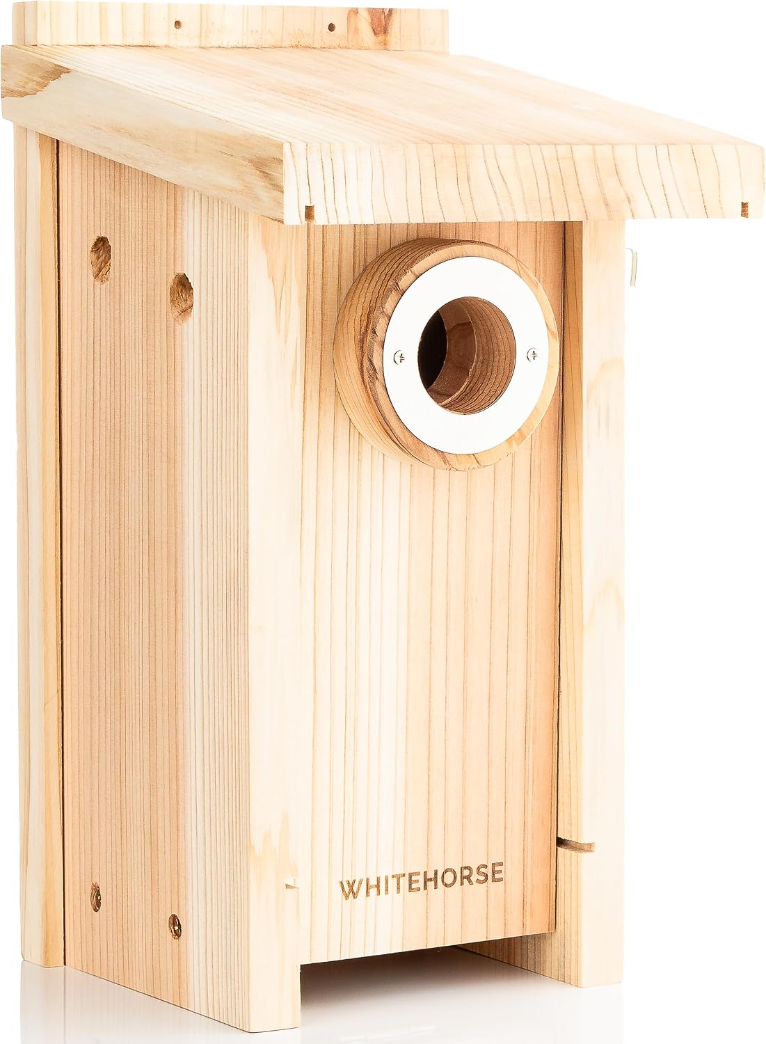 Bluebird House - Weatherproof Bird House for Outdoors - Cedar Birdhouse Built to NABS Specs - Nest Box for Bluebirds