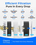 Waterdrop G5P500-CF Filter, Replacement for G5P500 RO System