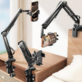 Gooseneck Phone Holder for Bed Desk [3rd Upgrade] Cell Phone Stand for Desk Bed Gaming Accessories,Gifts for Men Mom
