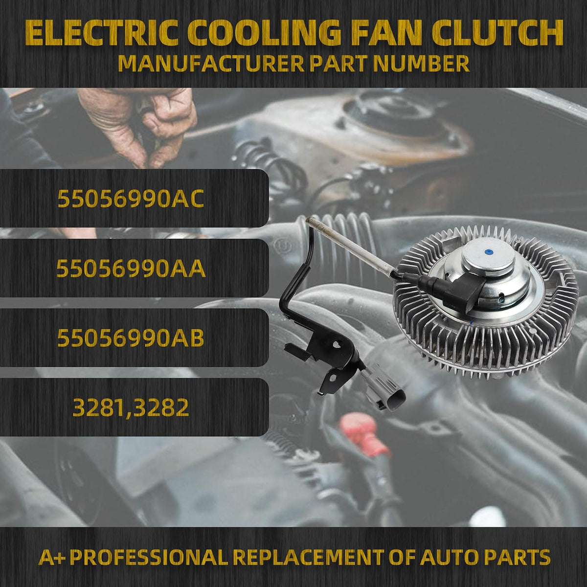 Dasbecan Engine Radiator Cooling Fan Clutch Compatible With Cummins diesel