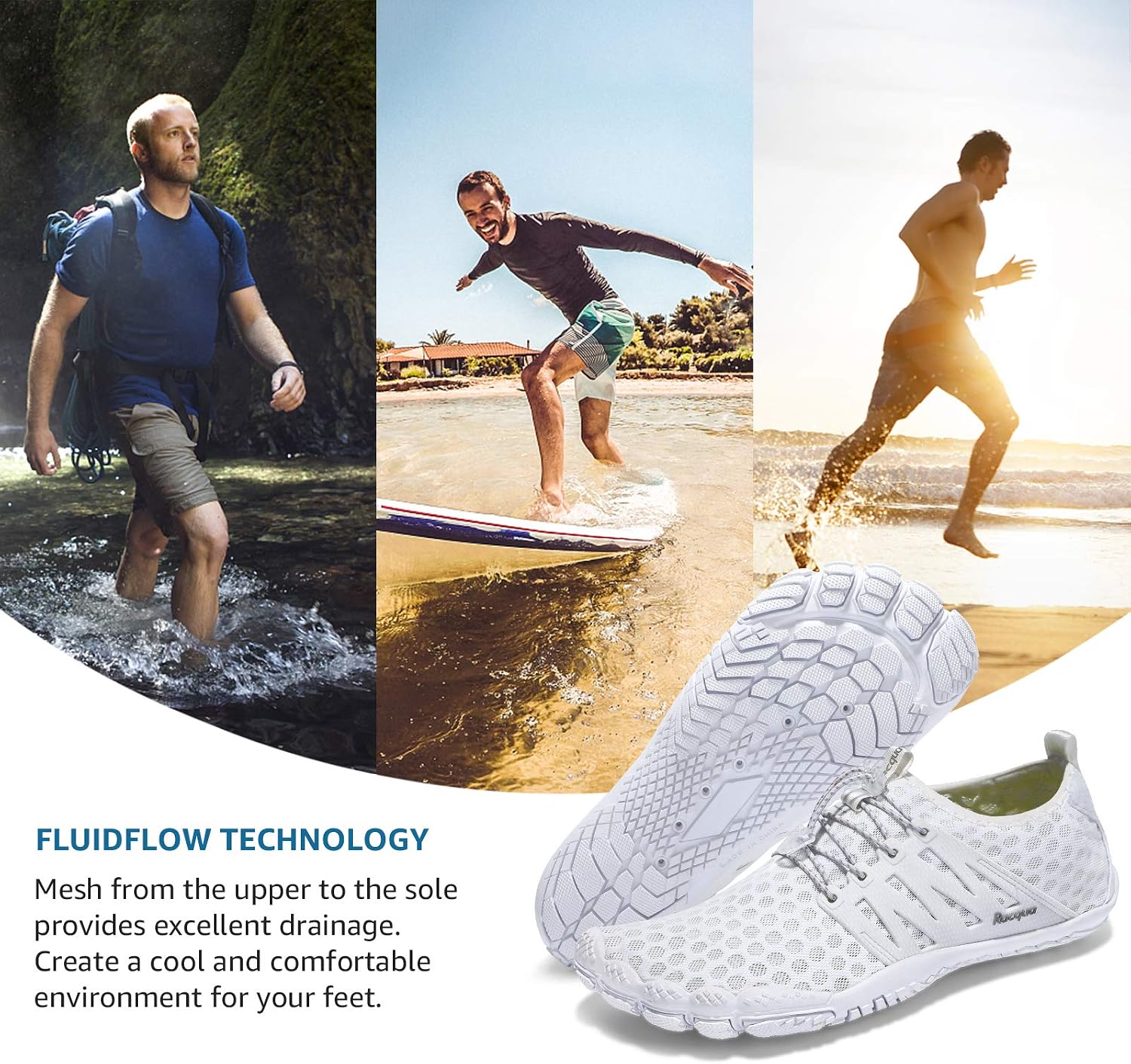 Composite Mesh Water Shoes Men Women