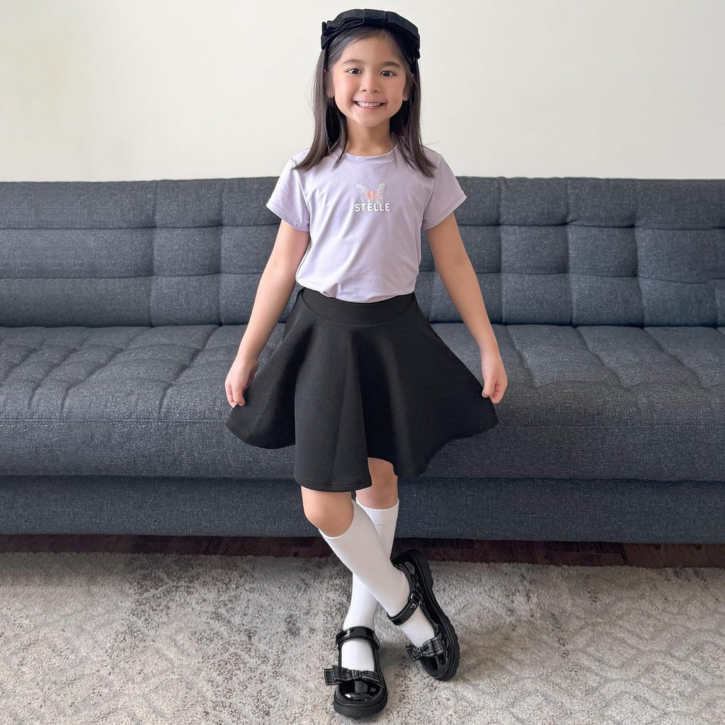 Girls Mary Jane Shoes School Uniform Flats Dress Shoes Detachable Bow Chunky Formal for Little/Big Kids | Removable