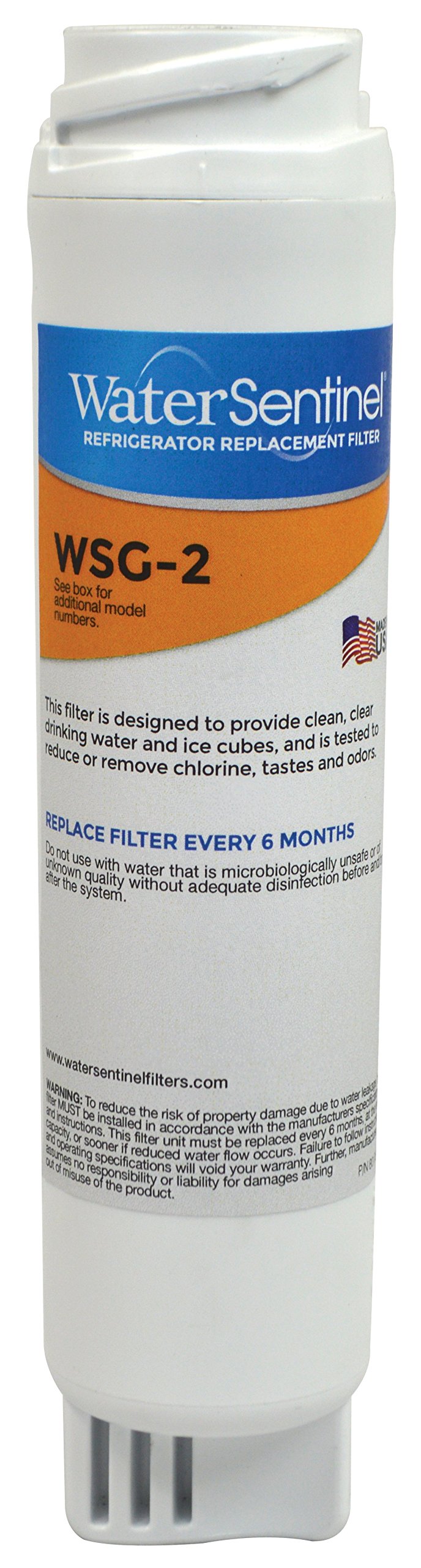 Water Sentinel WSG-2 Refrigerator Replacement Water Filter for GE select Models