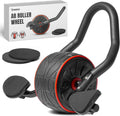 Ab Roller Wheel with Elbow Support & 2 Knee Pads - Abdominal Exercise Trainer for Core Strength Training - Ultimate