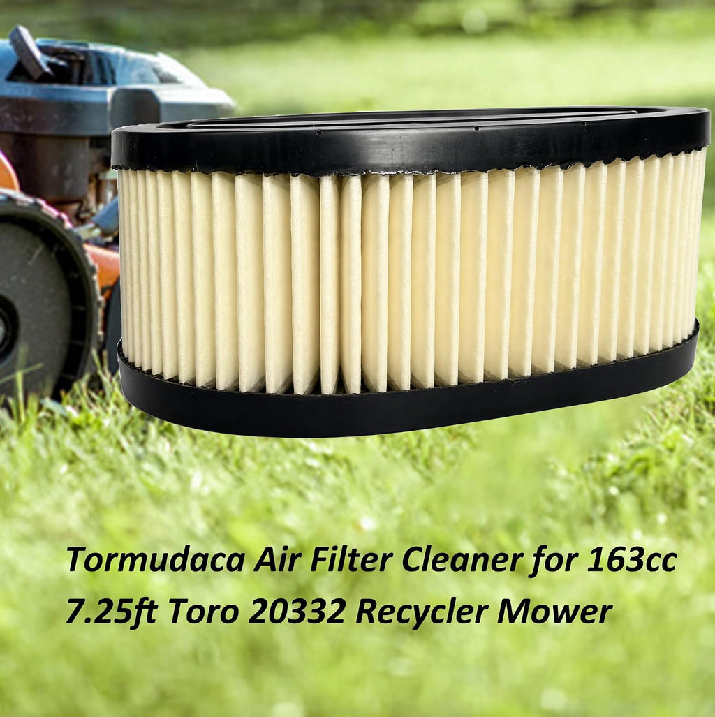 2PCS Air Filter Cleaner for 163cc 7.25ft Toro 20332 Recycler Mower