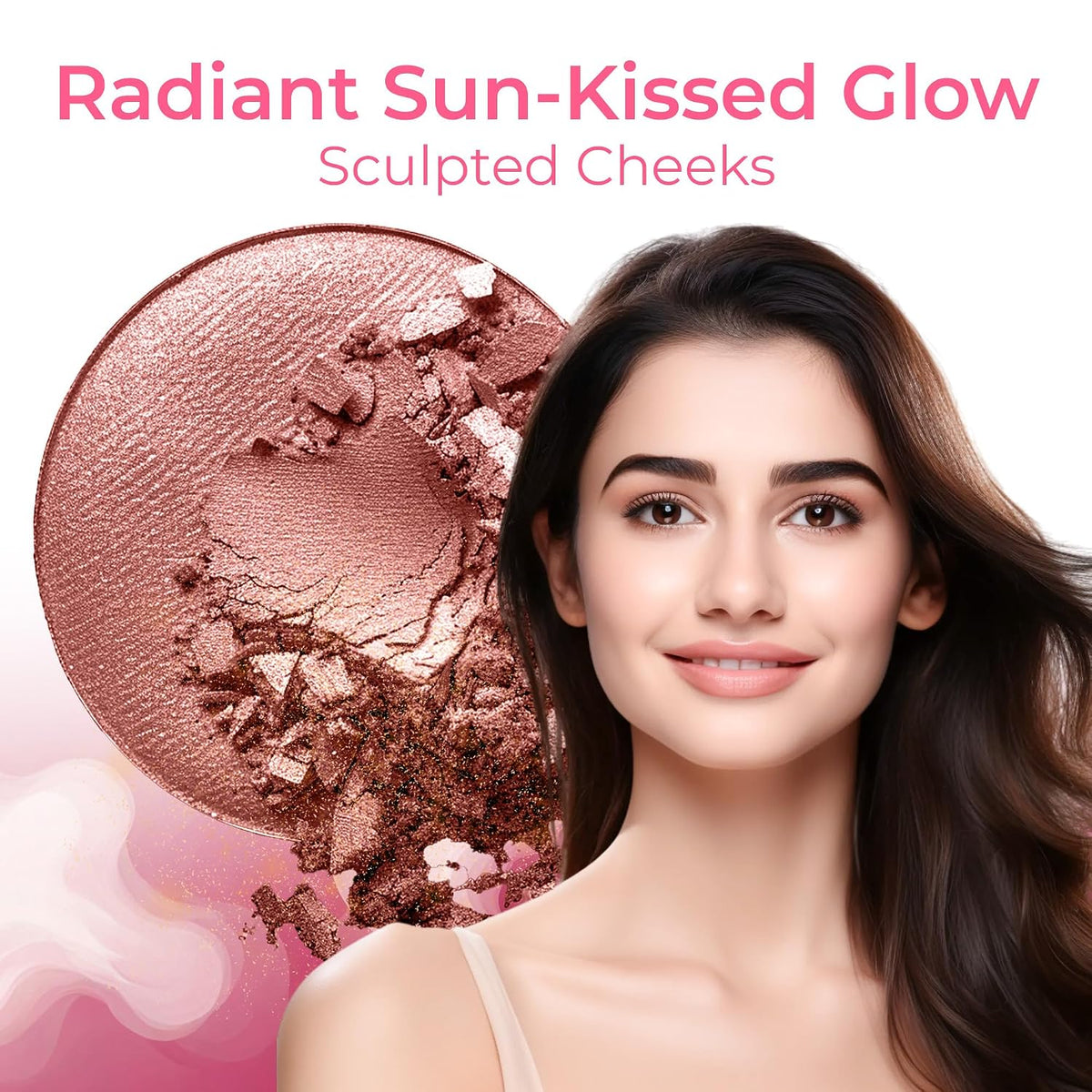 EVERYDAY KIT (PINK BISQUE) Full Size Mineral Makeup Set Matte Foundation Bare Face Sheer Powder Cover