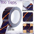 Halloween Packaging Tape for Boxes Purple Striped Party Decor