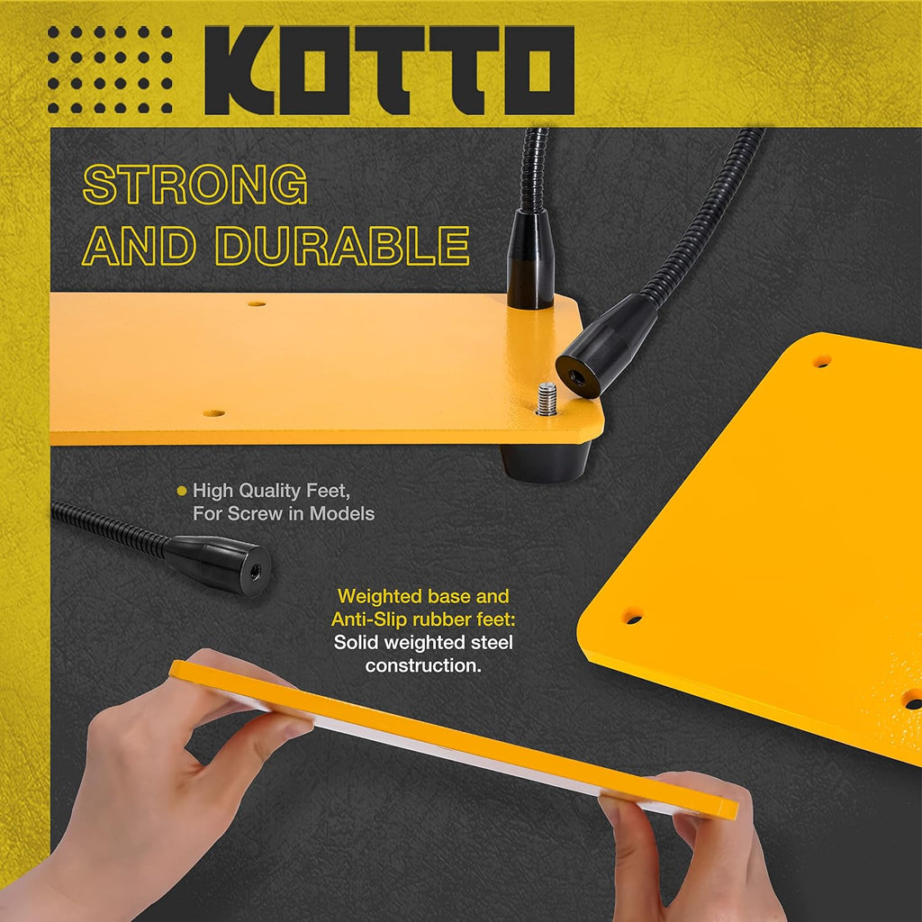 KOTTO Helping Hands Soldering,Third Hand Soldering Tool PCB Holder 4 Arms