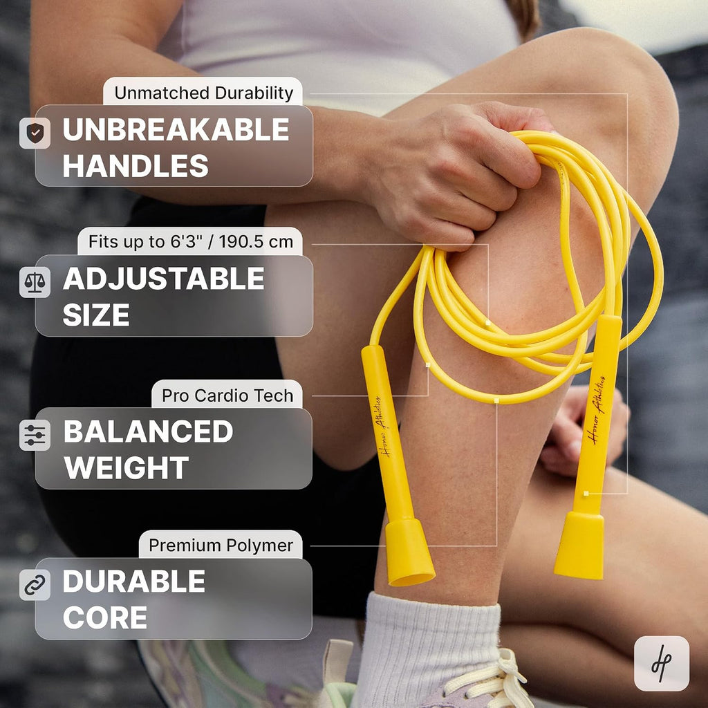 Speed Rope, Skipping Rope - Best for Double Under, Boxing, MMA, Cardio Fitness Training Condition - Jump Rope
