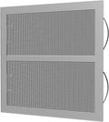 Custom Double Hung Window Screen (DH2) for Window Screen Replacement (Top Sash Moving). Equipped with Leaf Springs to
