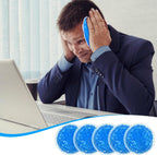 100 Pcs Round Ice Packs Reusable Small Gel Cold Packs Bulk,Blue