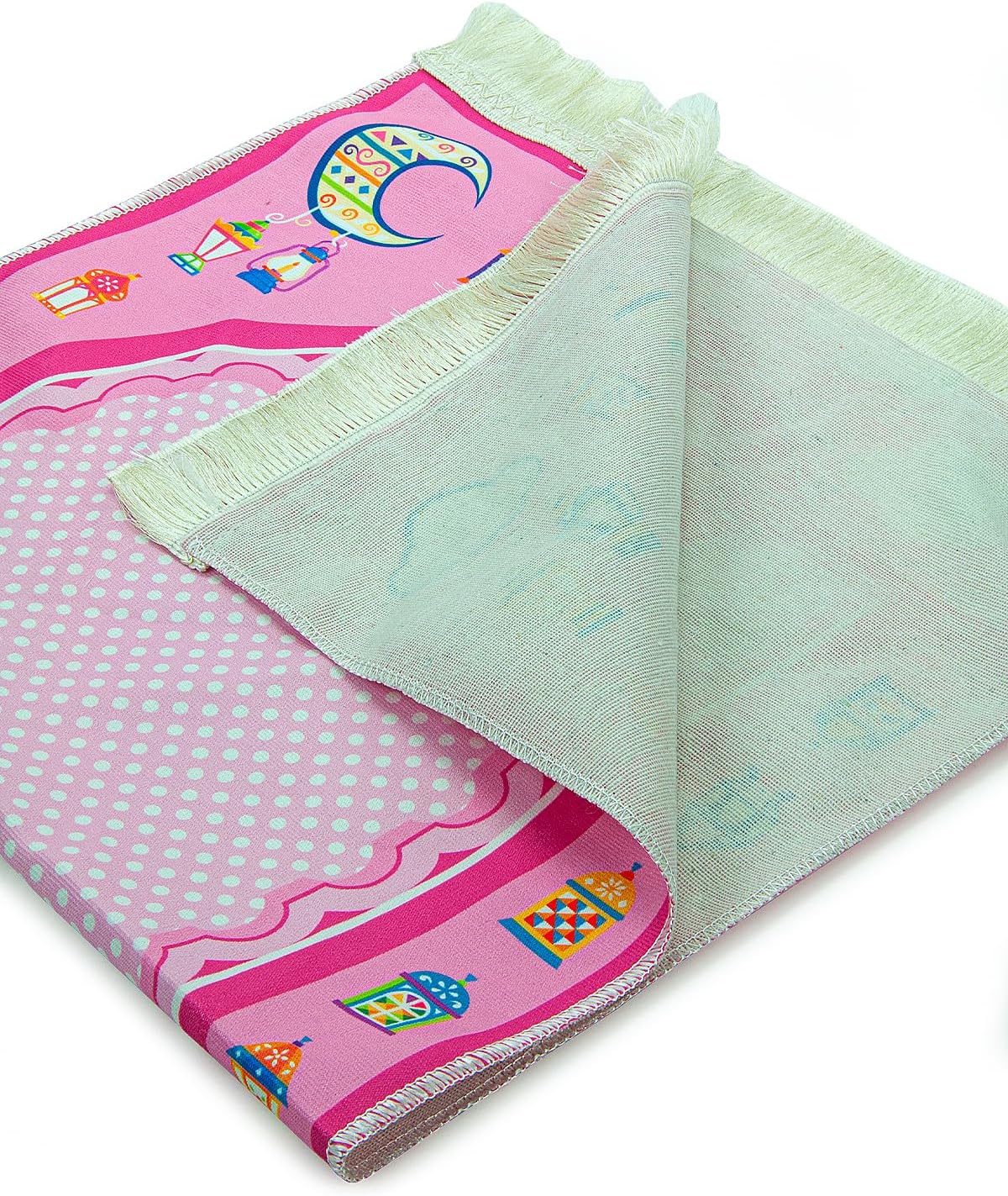 Muslim Prayer Rug for Kid, Islamic Gifts Praying Mat for Kids, Kids Prayer Mat, Design Janamaz Sajadah, Soft Salah