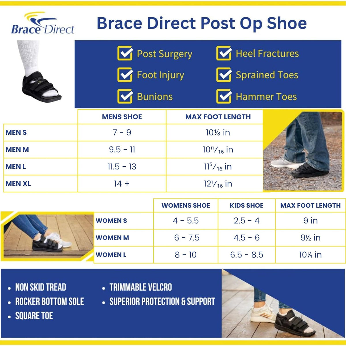 Post Op Shoe for Broken Toe, Stress Fracture & Surgery L3260