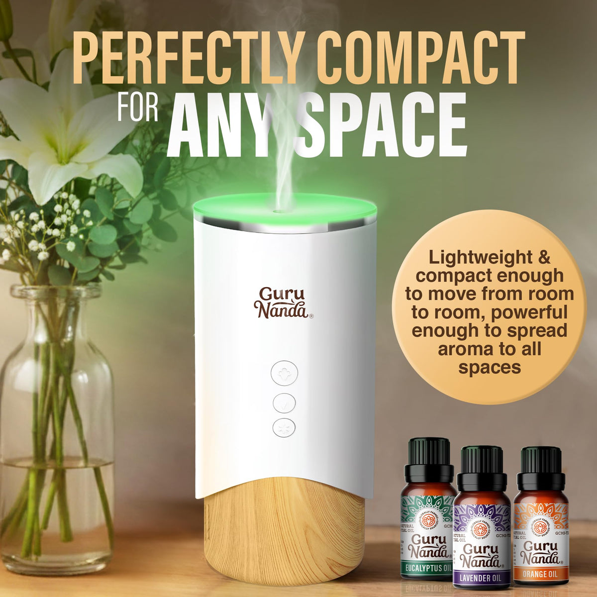 Calm Aura Essential Oil Aromatheraphy Diffuser, 100 mL