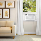 8,000 BTU Window Air Conditioner with 3 Speeds and Timer