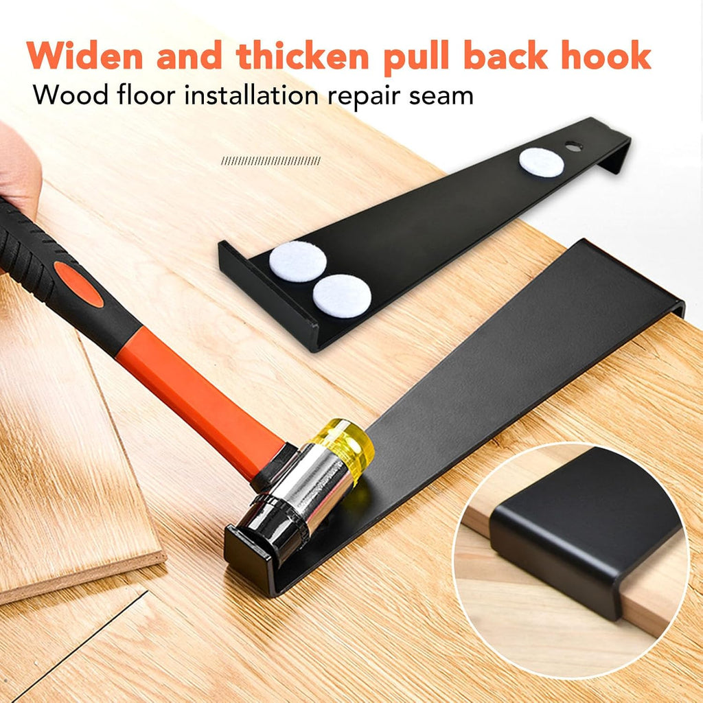 Laminate Flooring Tools 23 Pcs Set | Double Faced Mallet & CRV Steel Pull Bar | Tapping Block & 1 / 4in 1 / 2in