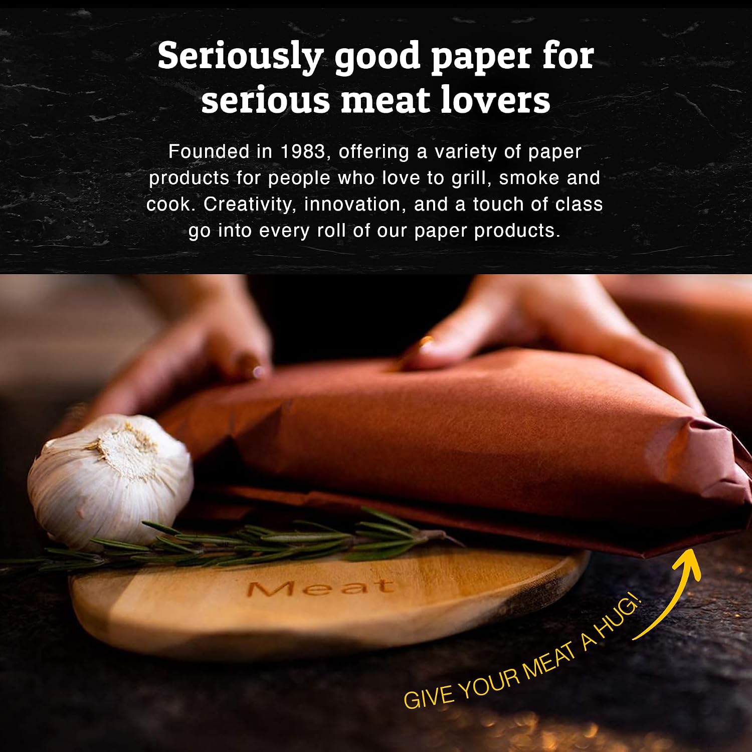 White Freezer Paper Roll - Poly Coated Moisture Resistant Freezer Paper for Meat Wrapping - Burn Resistant - 17.25