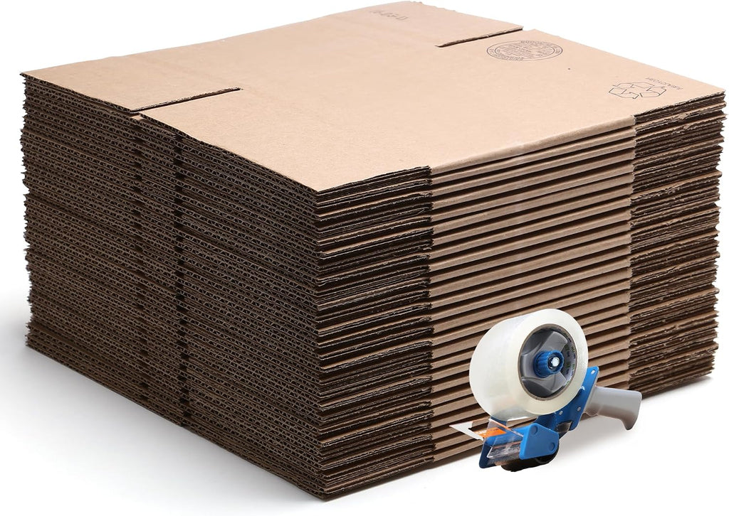 12x12x12'' Corrugated Cardboard Shipping Boxes 25 Pack
