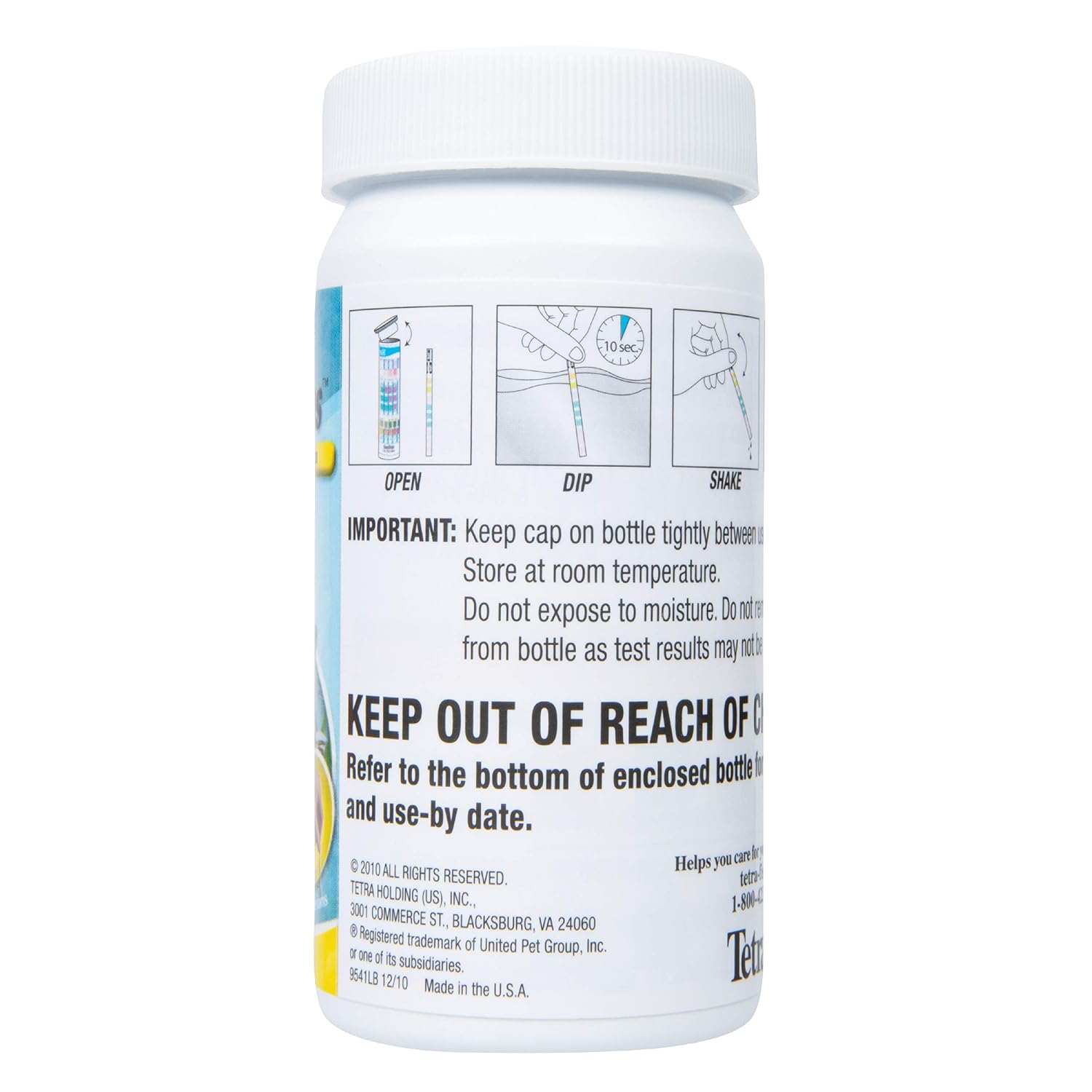 EasyStrips Ammonia Test Strips for Aquarium Water, 100 Count | Tests For Ammonia In 10 Seconds