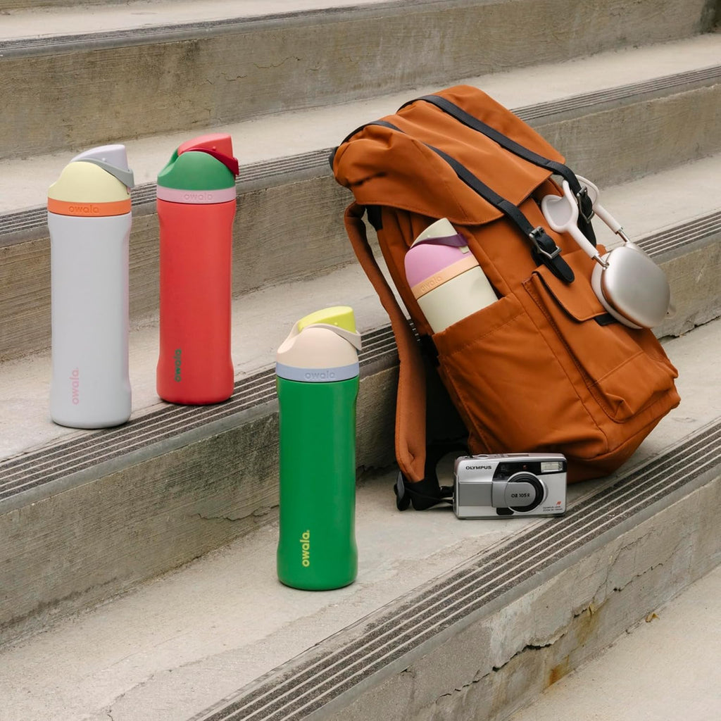 FreeSip Stainless Steel Water Bottle 24 oz Denim