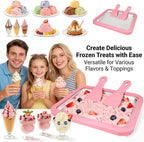 Rolled Ice Cream Maker,Instant Ice Cream Maker,Instant Gelato Pan/Roll,Food Grade SUS304 Stainless Steel Cool Plate