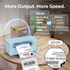 Bluetooth Thermal Shipping Label Printer, 4x6 Thermal Label Printer