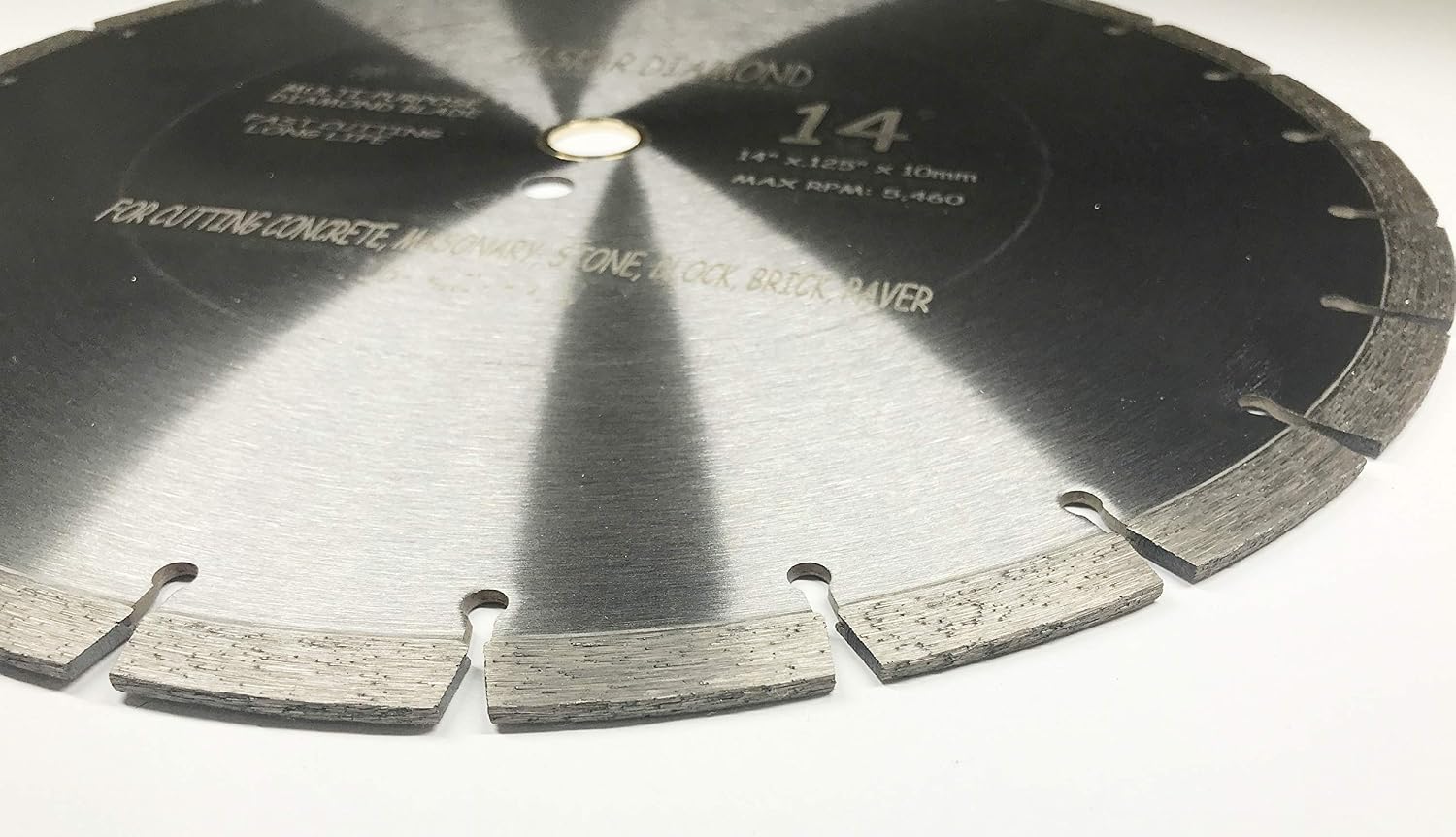 14 inch ALSKAR DIAMOND Dry or Wet Cutting General Purpose Power Saw Segmented Diamond Blades for Concrete Stone Brick