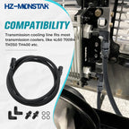 6AN Transmission Cooler Lines Compatible with 4L60 700R4 TH350 TH400