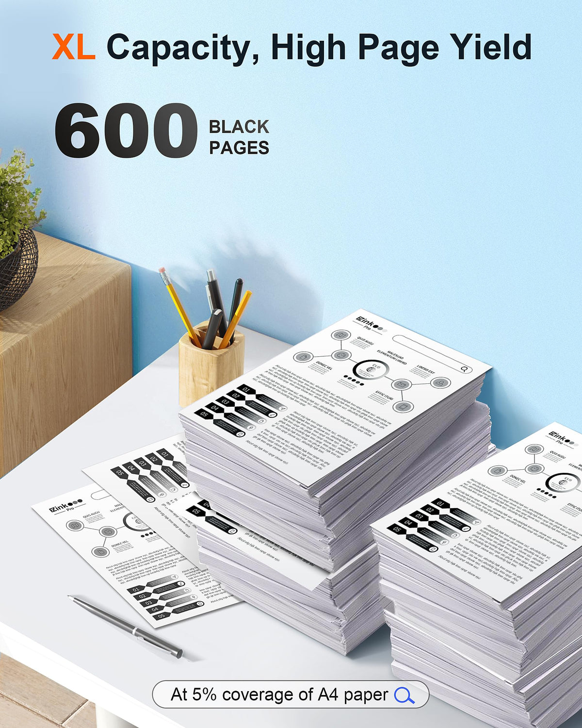 Compatible Replacement for Brother LC103 Ink Cartridges LC103BK