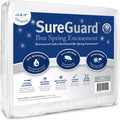Full Size Box Spring Encasement - 100% Waterproof, Bed Bug Proof, Hypoallergenic - Premium Zippered Six-Sided Cover |