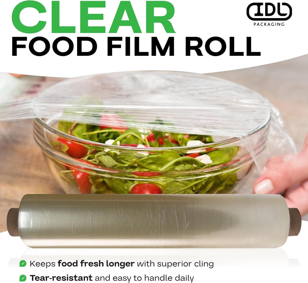 18" x 2000' Food Wrap Film Roll, with WrapMaster Dispenser