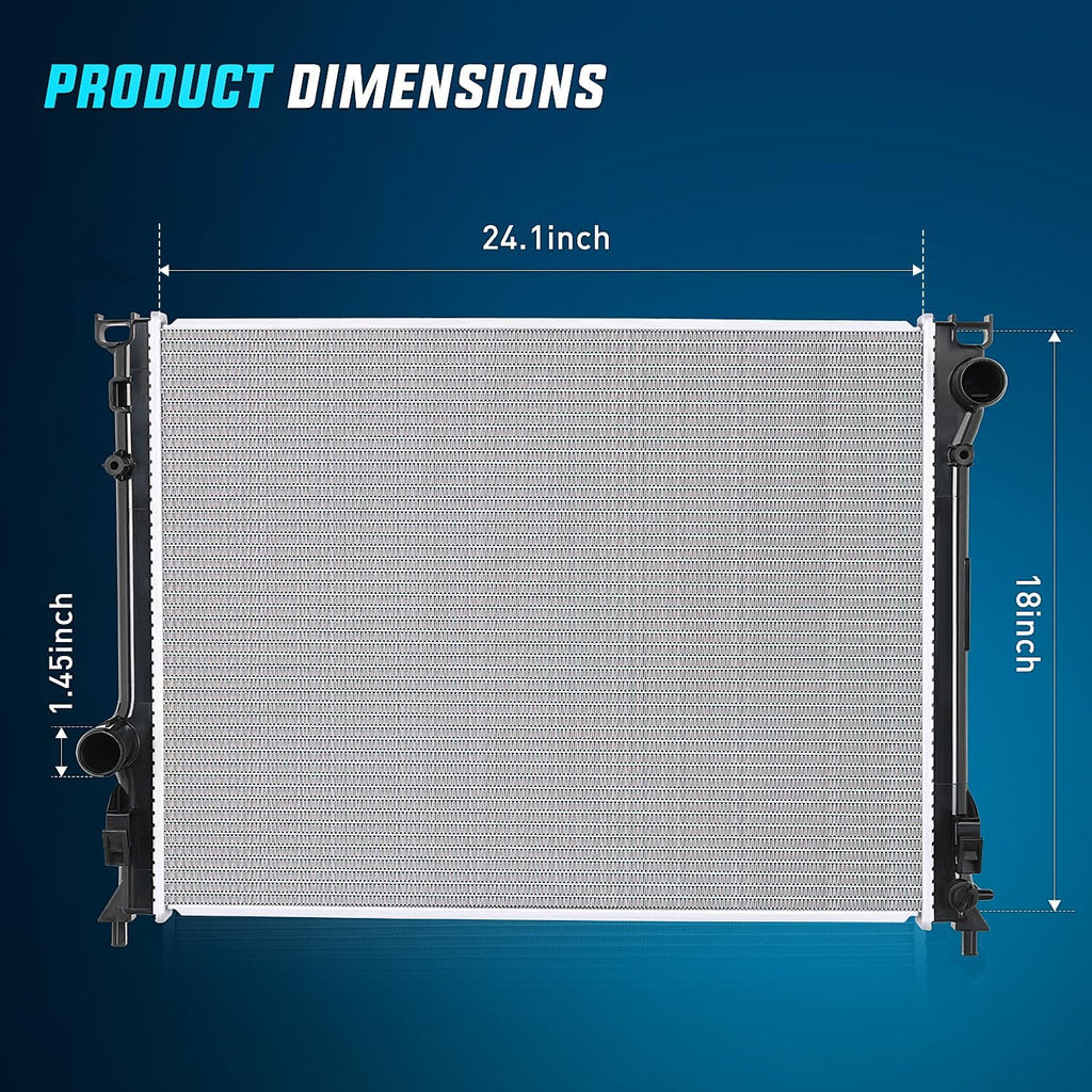 Nilight Radiator for Dodge Charger Challenger 2009-2020 CU13157