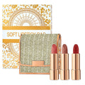 3 Colors Matte Lipstick Set Long Lasting Lip stick 24 hr Lip stick for Women Waterproof Non-sticky Multi-occasions