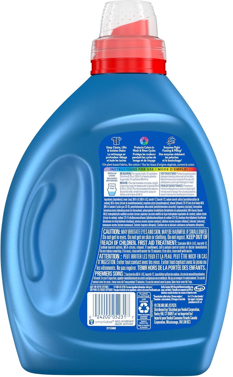 Original Liquid Laundry Detergent, 110 Loads, 82.5 Fl Oz