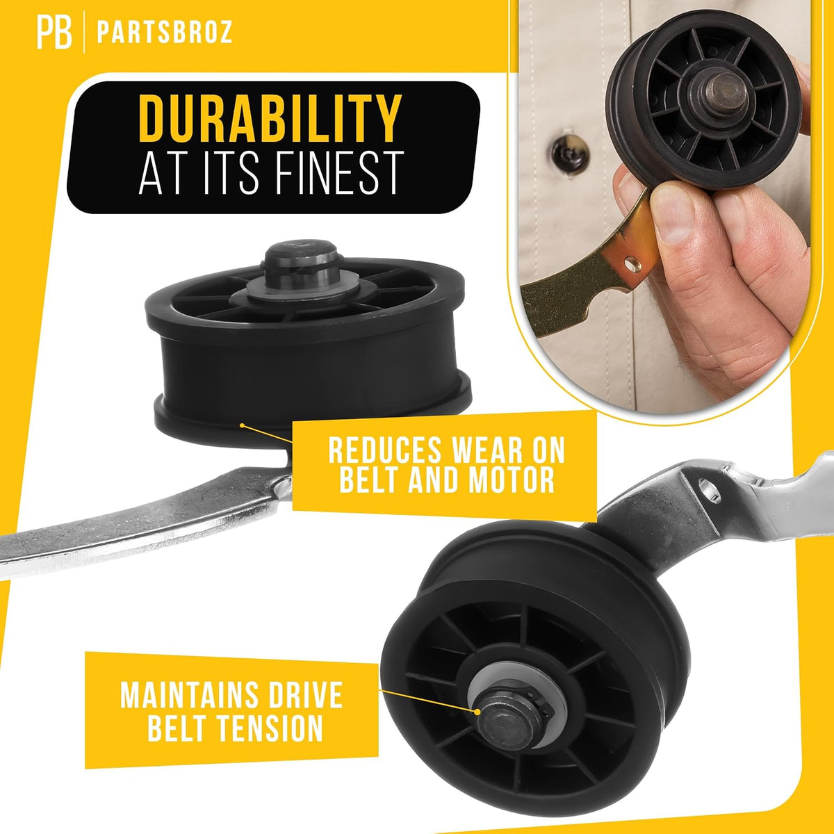 Dryer Idler Pulley for Magic Chef CYE3005AYW