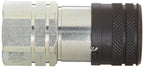 Eaton Hansen 12FFS75UN Steel Hydraulic Quick Coupler, Flat Face, Female, 3/4-16 UNF