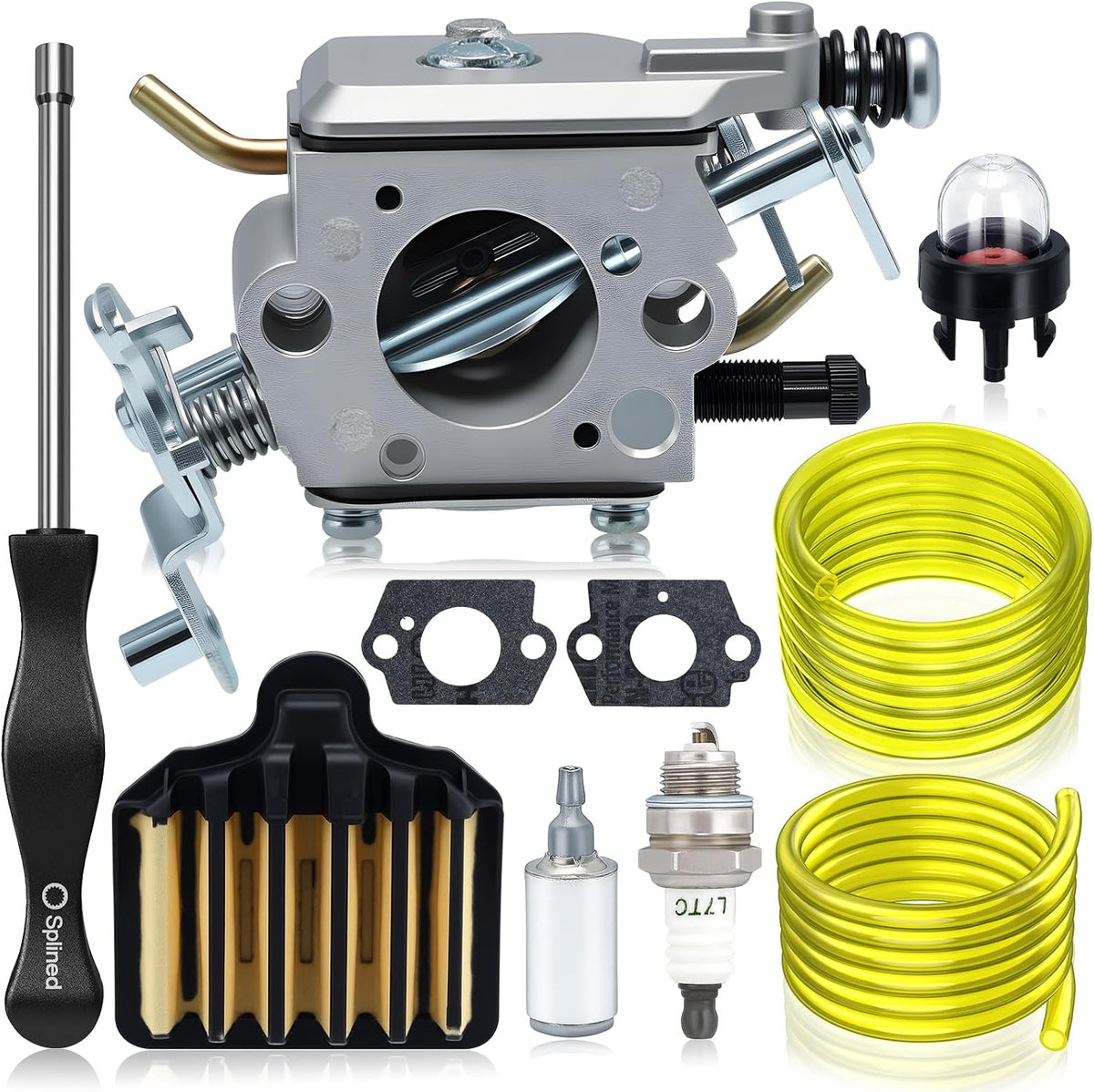 Powtol 573952201 Carburetor for Poulan PP5020 PP5020AV 2-Stroke Chainsaw