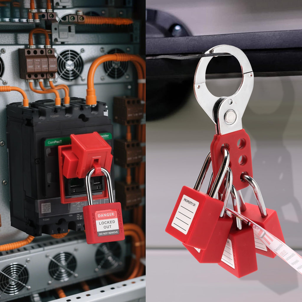 Lockout Tagout Kit Electrical Loto 58PCS OSHA Compliant Safety Kit