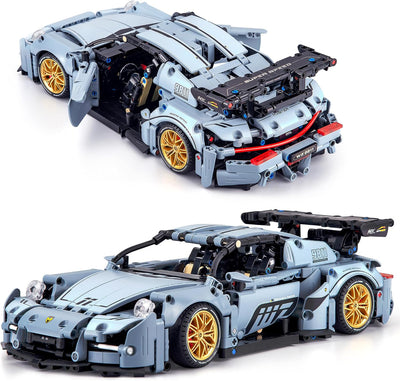 Technic Car Building Blocks Set for Adults, 1465 Pieces 1:14 Super Sports Vehicle Model Building Kits, Racing Car