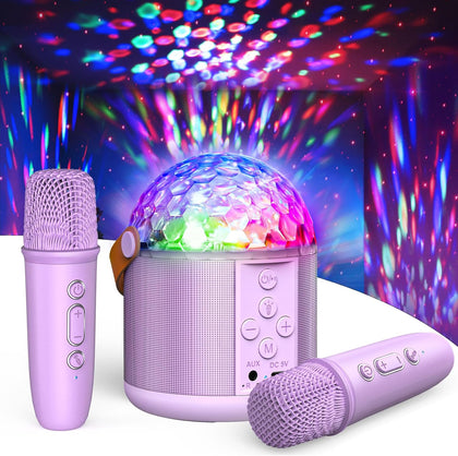 Mini Karaoke Machine for Kids, Birthday Party Gifts Toys for Girls Ages 4 5 6 7 8 9 10 11 12+ Years Old, Karaoke