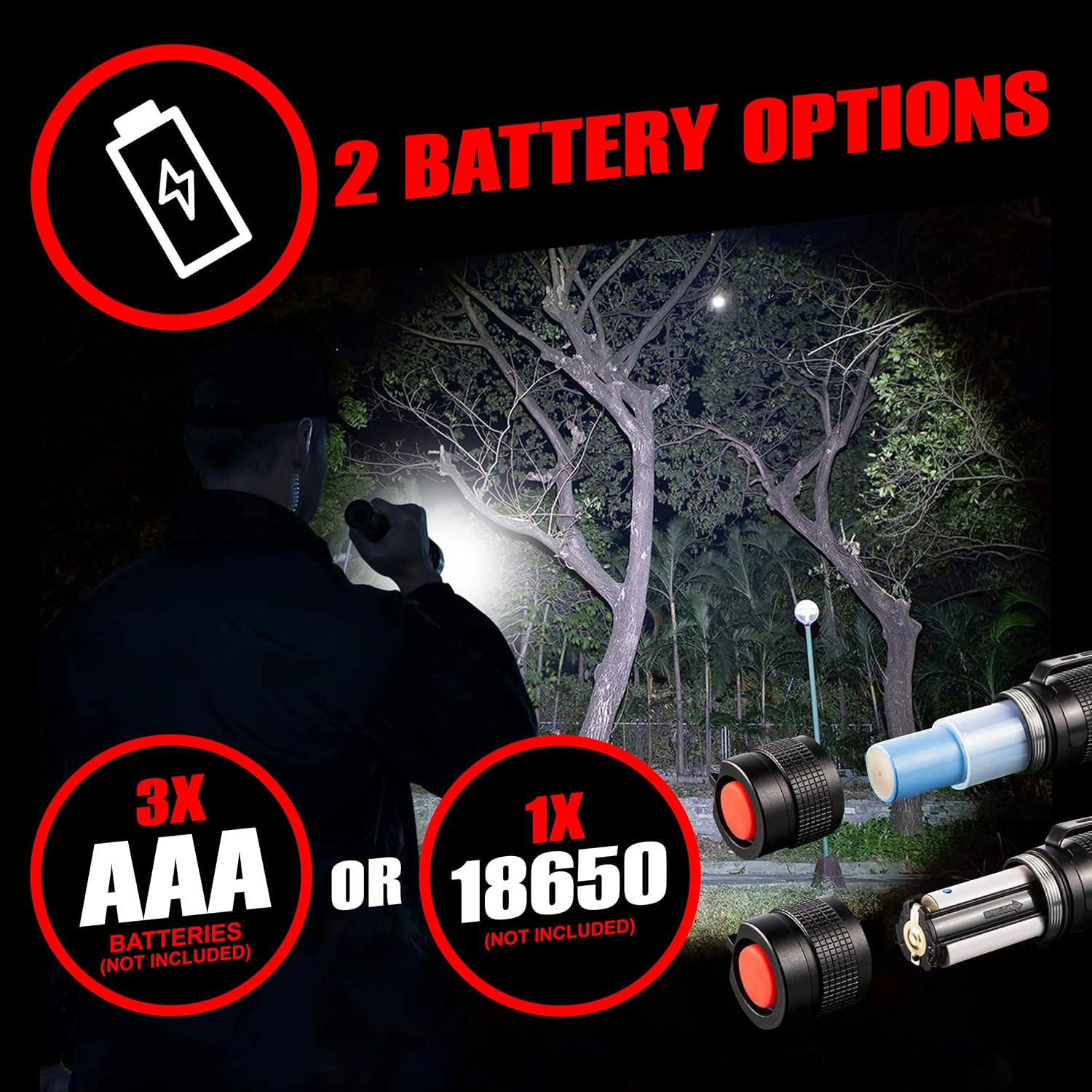 LED Tactical Flashlights High Lumens - Mini Flashlights for EDC Carry - Compact Powerful Emergency Flashlight Made