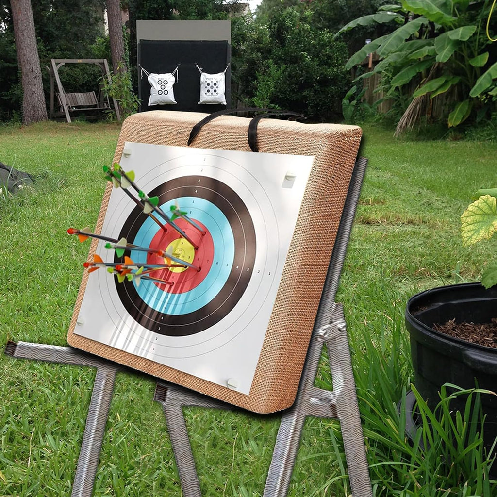 Archery Target Shooting Targets Bow Targets - Straw Target Practice Archery Backstop Archery Targets for Backyard for