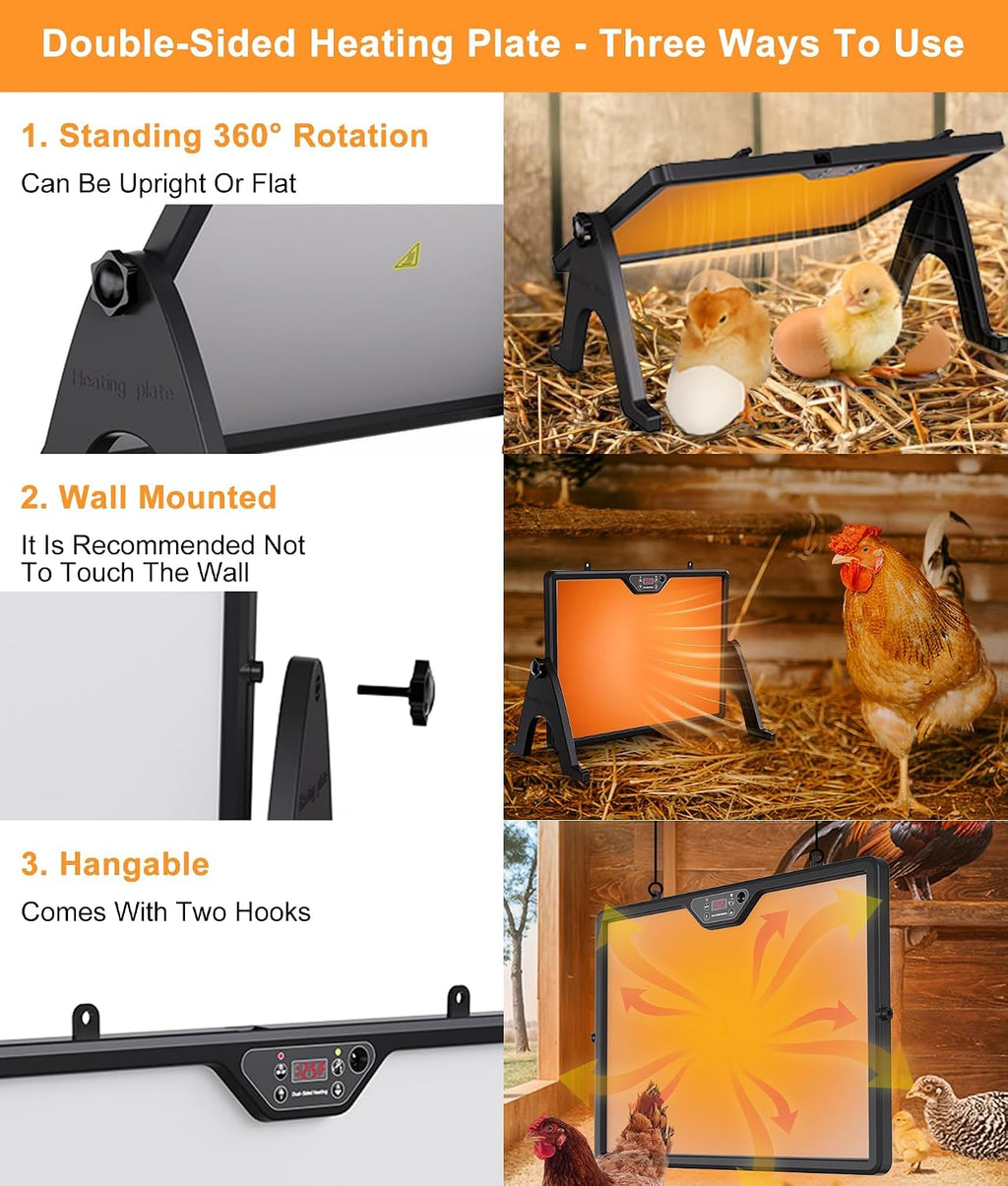 Smart Chicken Coop Heater Coop Radiant Heat Panel