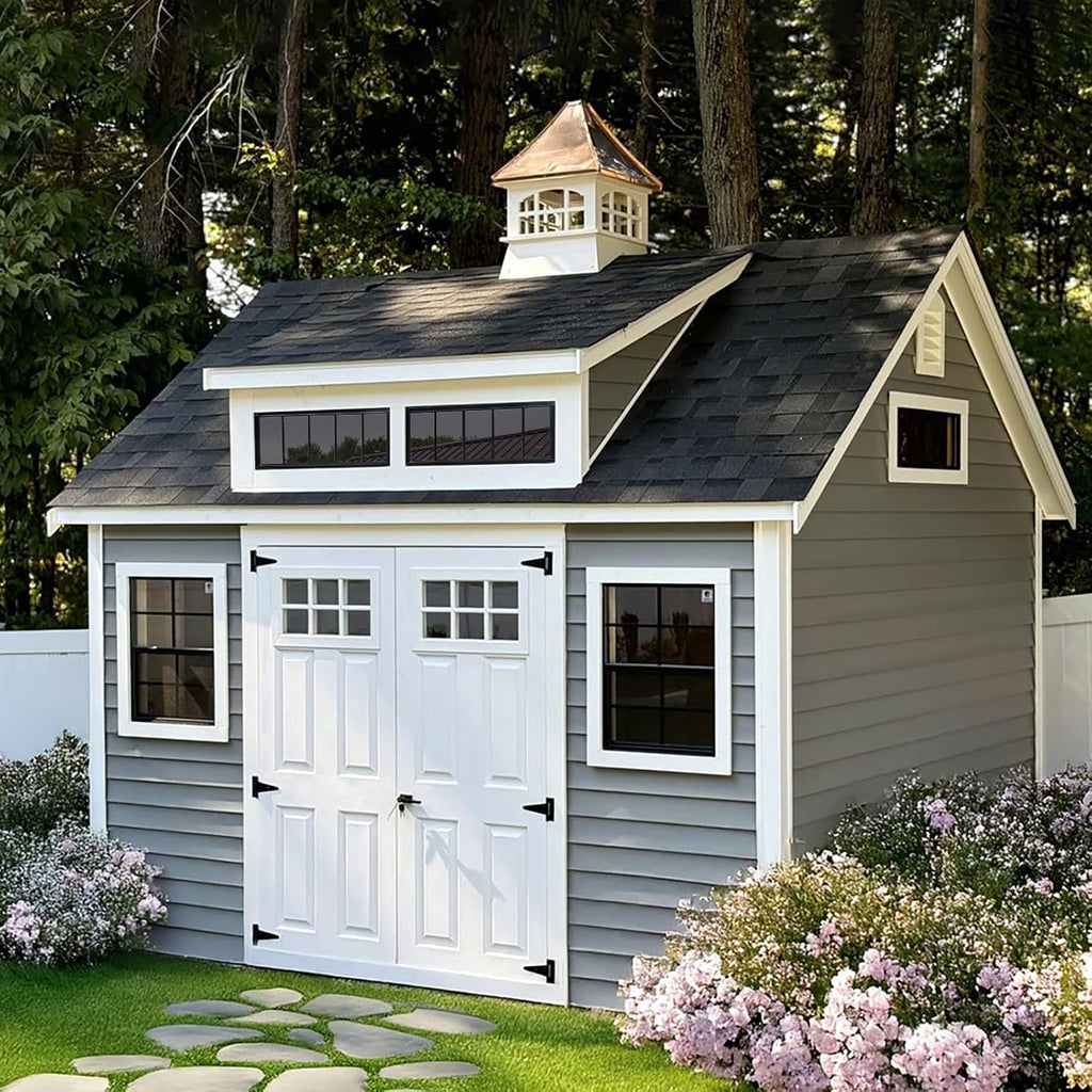 Shed Window 10"x29" 2 Pack Transom Window Fixed Design with Tempered Glass, Perfect for Shed, Chicken Coop, Barn