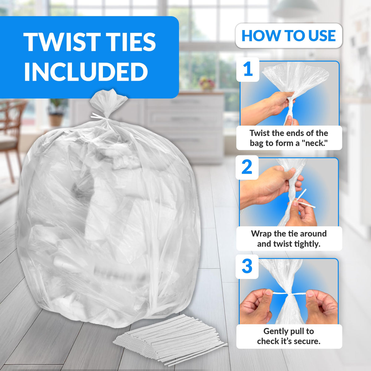 30-33 Gallon Trash Bags Heavy Duty