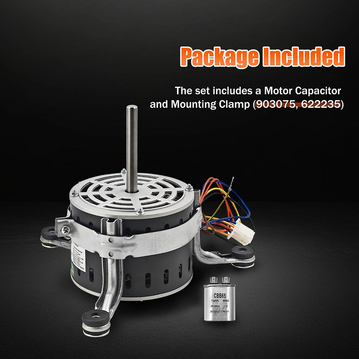 5KCP39EGT057AS Furnace Blower Motor Fits for Nordyne Intertherm Miller
