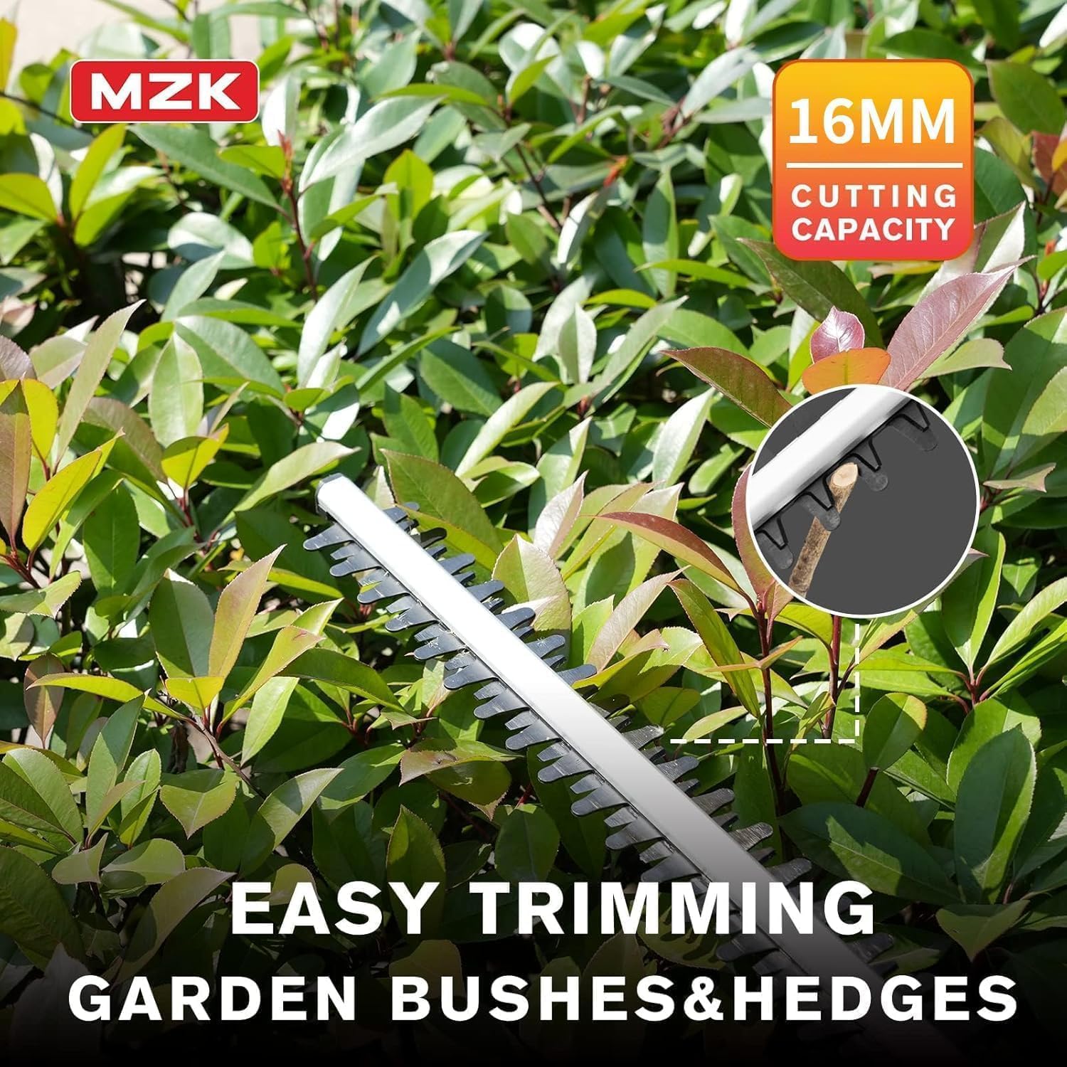 20V 23-Inch Pole Hedge Trimmer, 8-Foot Reach, Multi-Angle | Cordless hedge trimmer with extension pole for tall