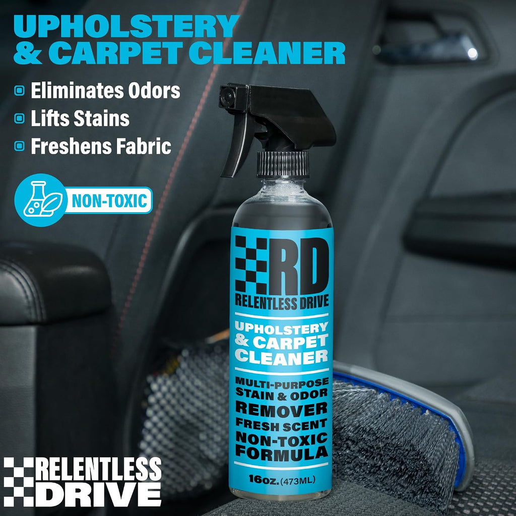 Car Carpet & Upholstery Cleaner Kit – Seat Cleaner | Car seat shampoo, upholstery stain remover, carpet cleaning kit